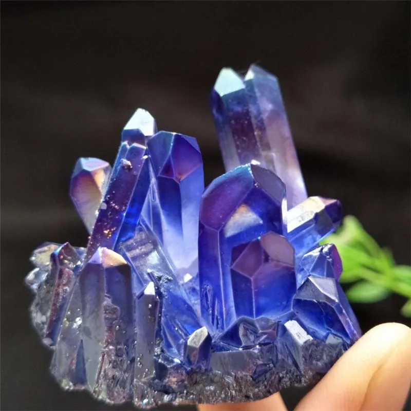 90g Aura quartz crystal titanium bismuth silicon cluster