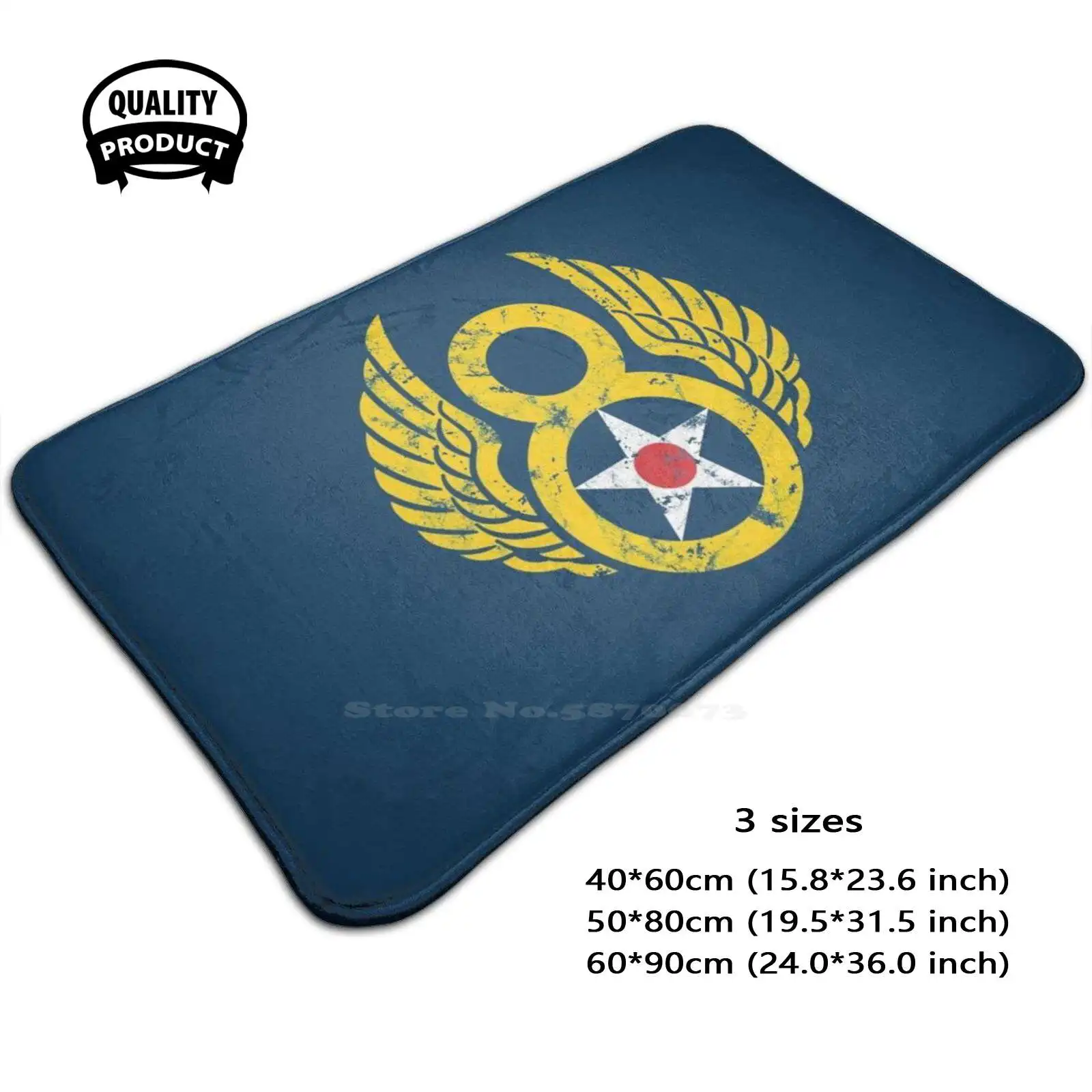 Mighty Eighth - 8Th Air Force Soft Cushion Home Carpet Door Mat Car Rug 8Th Air Force Mighty Eighth Air Force B 17G B17G Logo