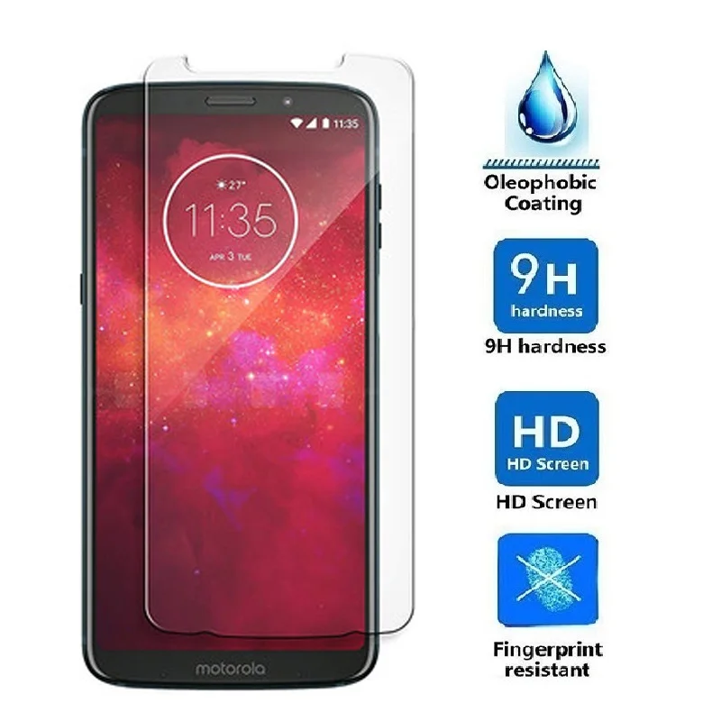 Tempered Glass For Motorola Moto Z3 Cover 9H Protective film Screen Protector For Moto Z3 Play Z3Play XT1929