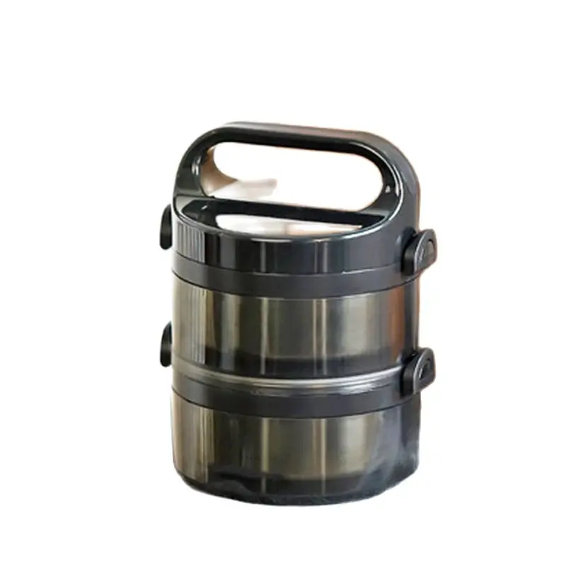 Thermos Lunch Box Multi-Layer Bucket Large Capacity Stainless Steel Vacuum Flasks Plastic Insulated Portable Food Containers