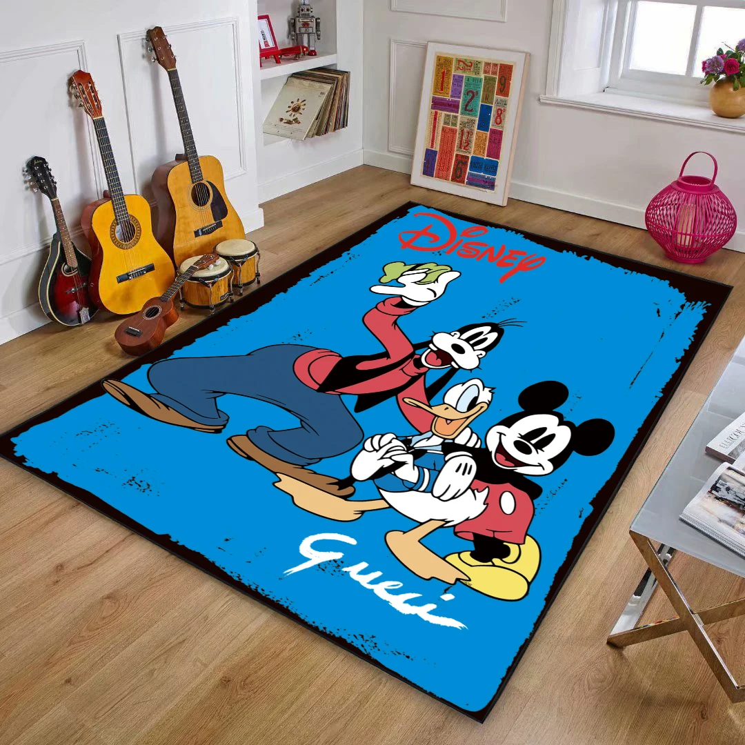 3d tapetes para o quarto das crianças minnie sala de estar tapete crianças jogar quarto área de flanela antiderrapante corredor tapete