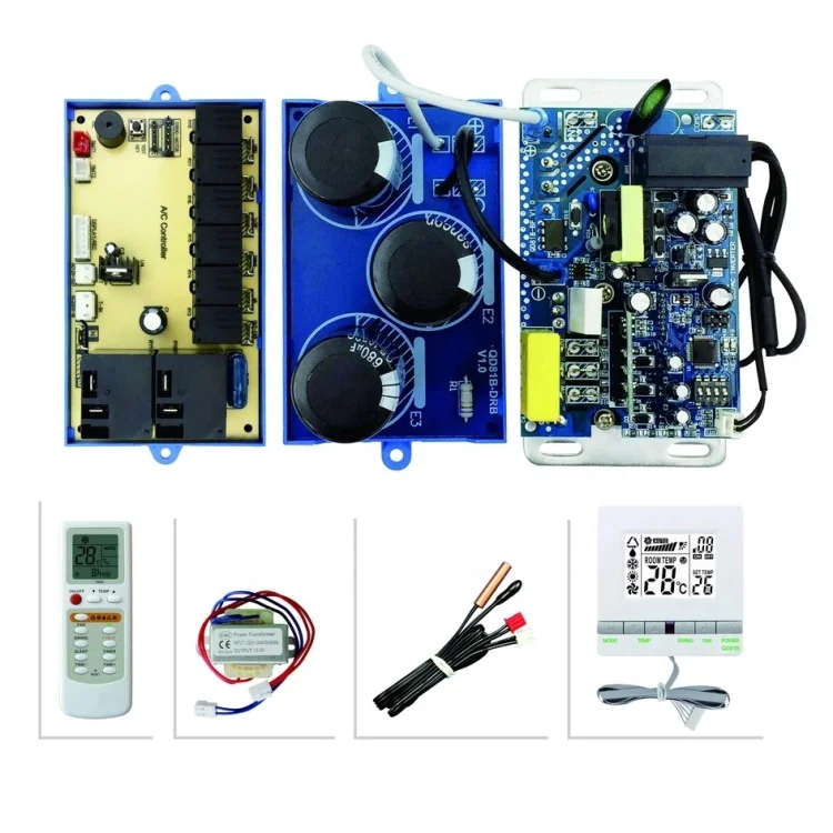 Universal Floor-Standing D/C A/C Inverter Control System QUNDA QD81B Air Condintion Remote Control Board Cabinet 18000-24000BTU