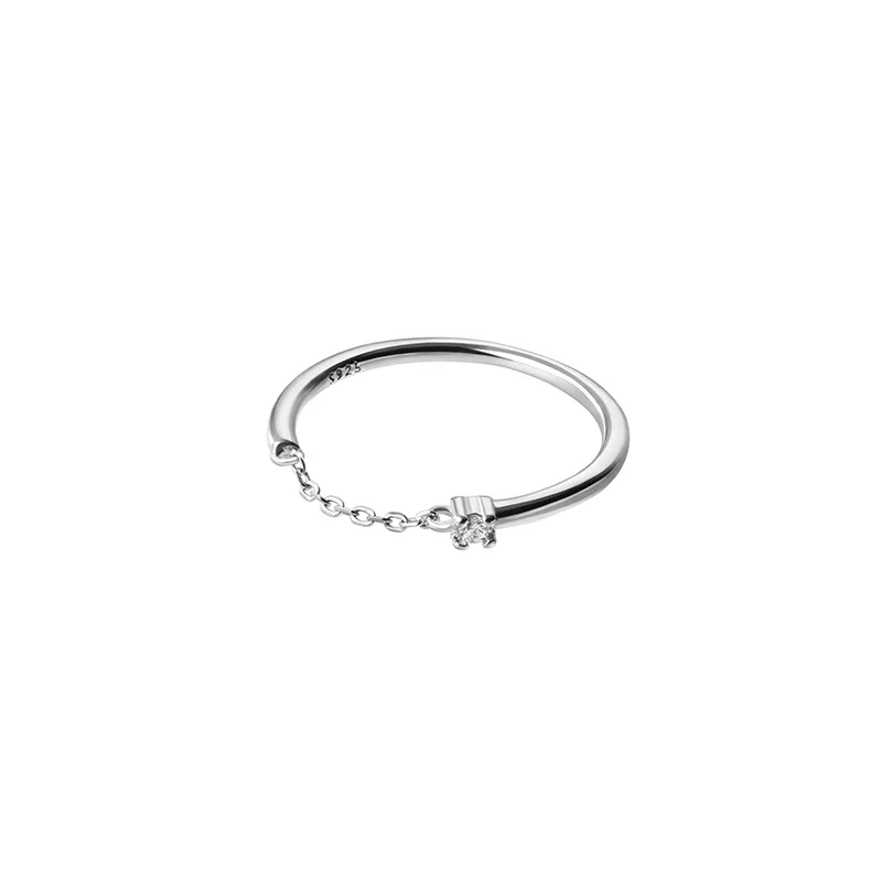 

La Monada Chain Rings For Women 925 Silver Real Minimalist Fine Rings Female Silver Ring 925 Women On Finger Korean Slim