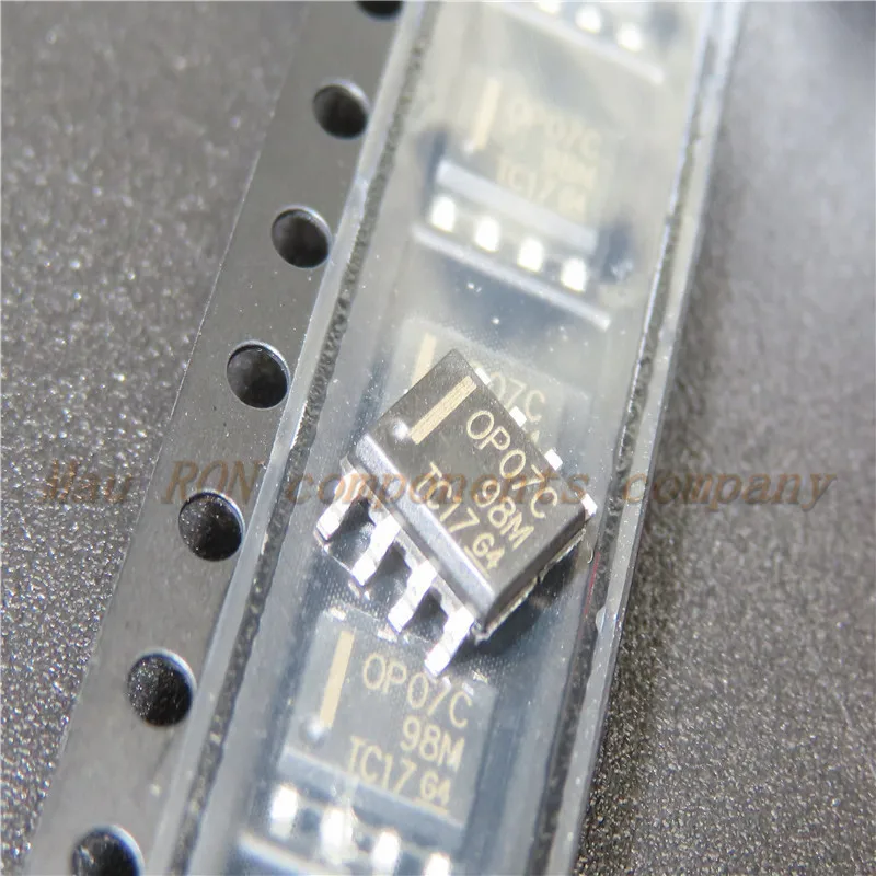 10PCS/LOT OP07C OP07CDR SOP-8 SMD operational amplifier Low noise bipolar operational amplifier   New In Stoc