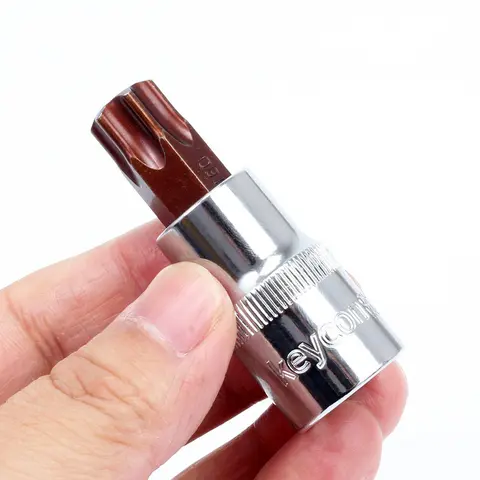 1/2 इंच 12.5 मिमी प्लम हेक्स सॉकेट बिट टॉर्क्स स्क्रूड्राइवर बिट टूल्स T15 T20 T25 T27 T30 T40 T45 T47 T50 T60 T70 लंबा 60 मिमी 100 मिमी 10 best sales टॉर्क्स टी50 - №9