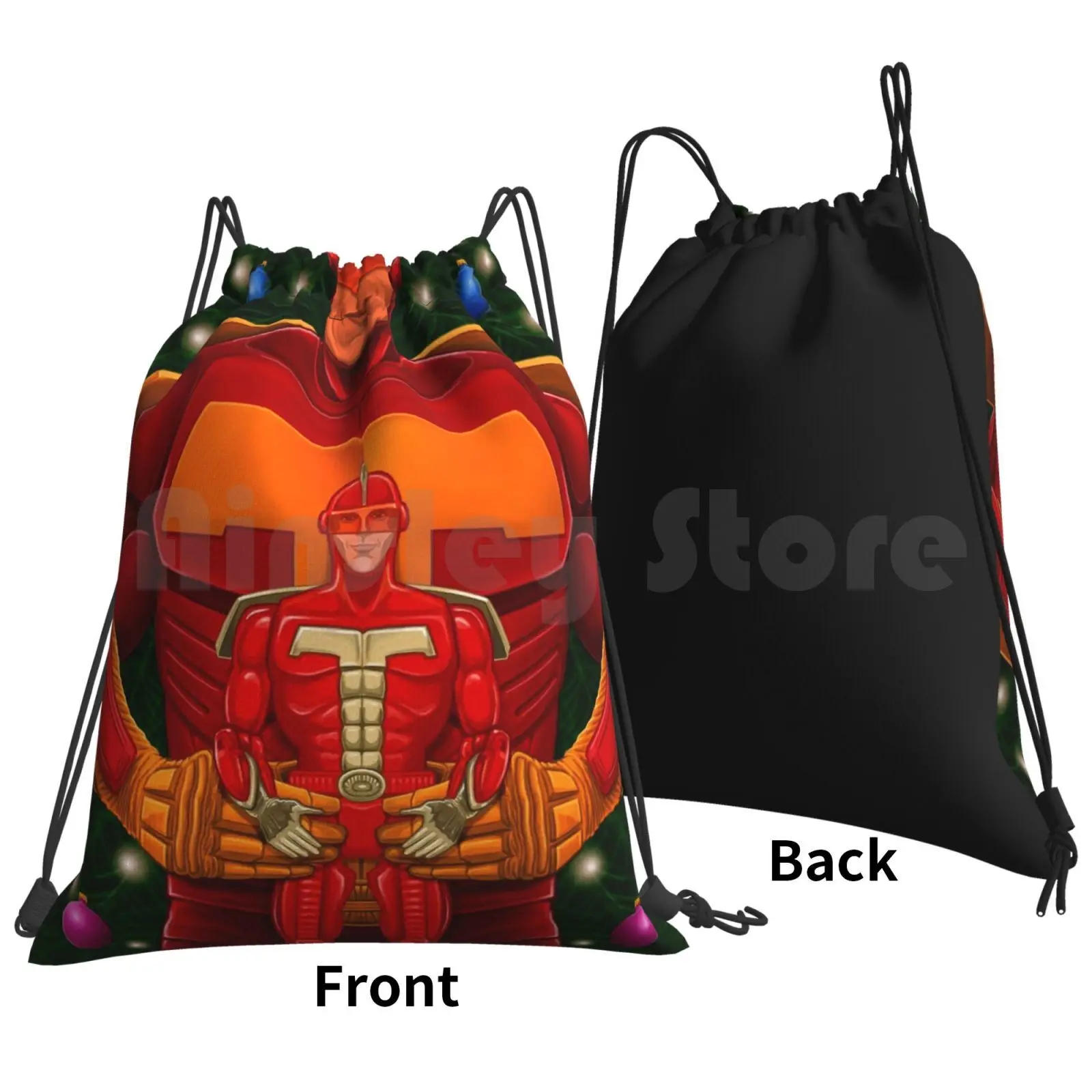 Its Turbo Time!-You Can Always Count On Me! Backpack Drawstring Bags Gym Bag Waterproof Jingle All The Way Christmas