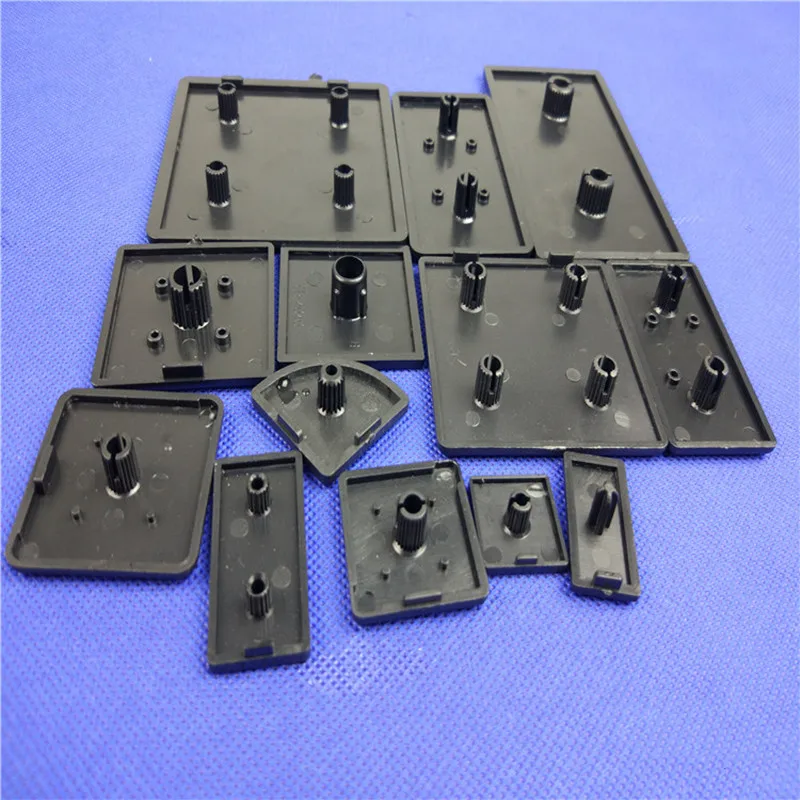 5pcs black Nylon End Cap Cover Plate for EU Aluminum Profile 2020 2040 2080 3030 3060 4040 4080 4545 5050 CNC 3D Printer Parts