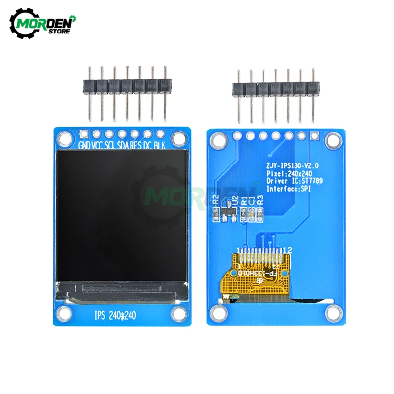 New 1.3 Inch SPI Serial LCD OLED Display Module IPS TFT 240X240 Dot-matrix Full Color RGB HD LCD Screen Drive IC ST7789VW