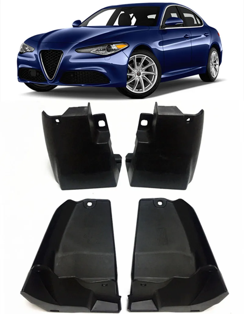 Car decoration Splash Guards Mud Guards Flaps For 2017-2020 Alfa Romeo Giulia fender 4pcs/set