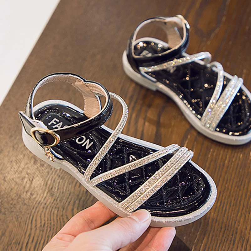 

Summer Baby Girls Sandals Toddler Infant Kids Fashion diamond Single Princess Children Shoes Girl Sandals