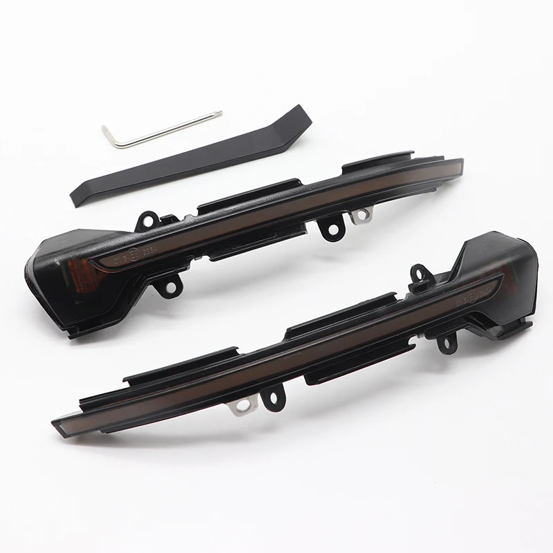 Dynamic Scroll Black LED Turn Signal Light Sequential Mirror Indicator Blinker Light for seat Ibiza 6F 2017 2018 2019