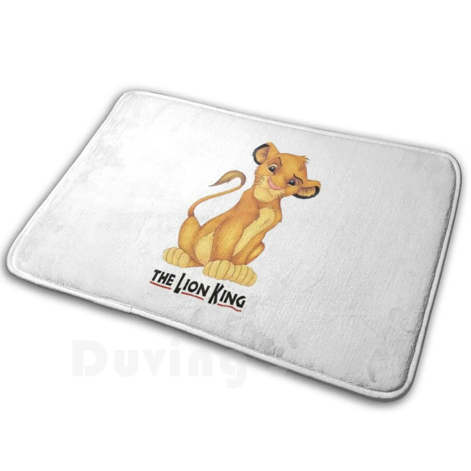 Simba The Lion King Mat Rug Carpet Anti-Slip Floor Mats Bedroom Simba Thelionking Lion King Mood Anime