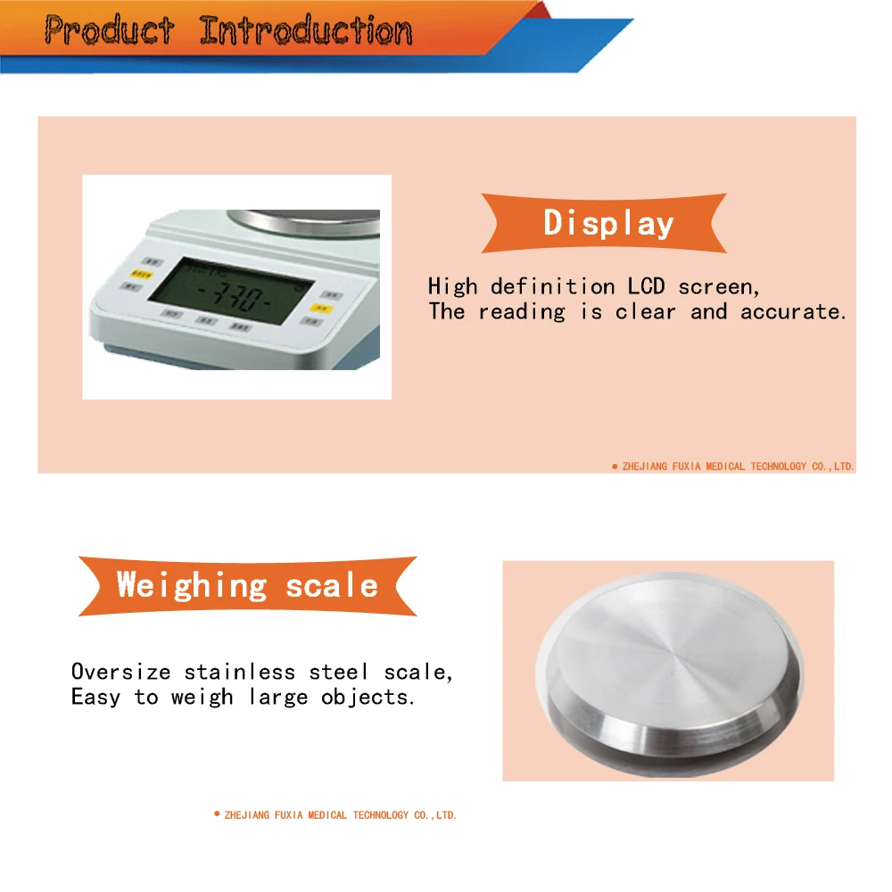 100mg readable precision JA series electronic balance