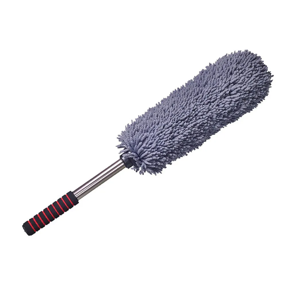 Microfiber Car Body Duster Telescoping Wax Dust Mop Cleaning Brush Nanofiber Cotton Car Microfiber Dust Brush  Auto Washe