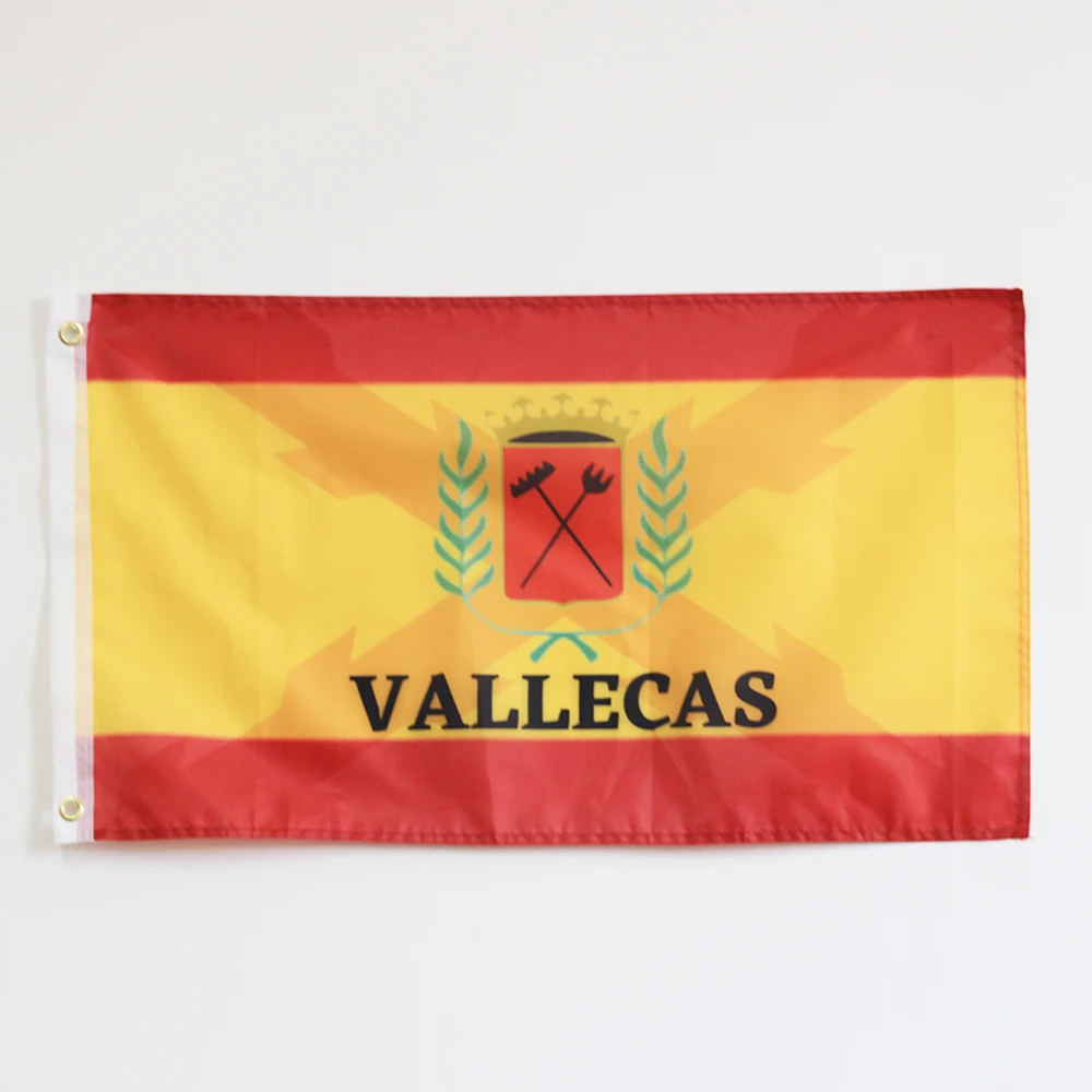 Spain Flag Burgundy Cross of San Andres Spanish Tercios Spanish Army Vallecas Police Vallecas Vallecas Madrid Worker