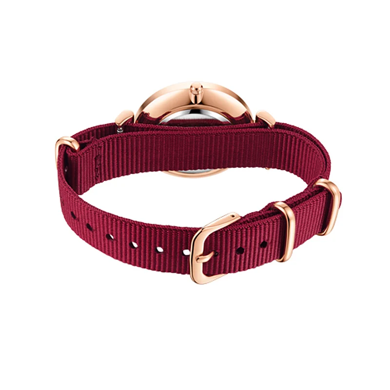 Nieuwe Dunne Julius Heren Horloge Vrouwen Horloge Paar Lovers 'Klok Mode Uur Nylon Band Eenvoudige Jongen Meisje verjaardagscadeau Box