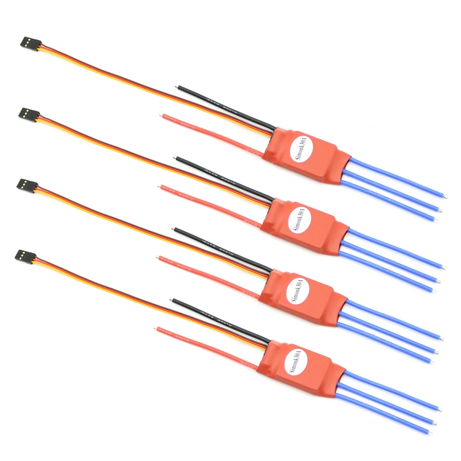 10Pcs 30AMP 30A Simonk Firmware Brushless ESC w/ 3A 5V BEC For DJI F450 G9N0