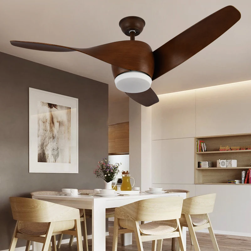 WPD  Modern Ceiling Fan Lights Contemporary Remote Control Fan  Lighting Dining room Bedroom Restaurant