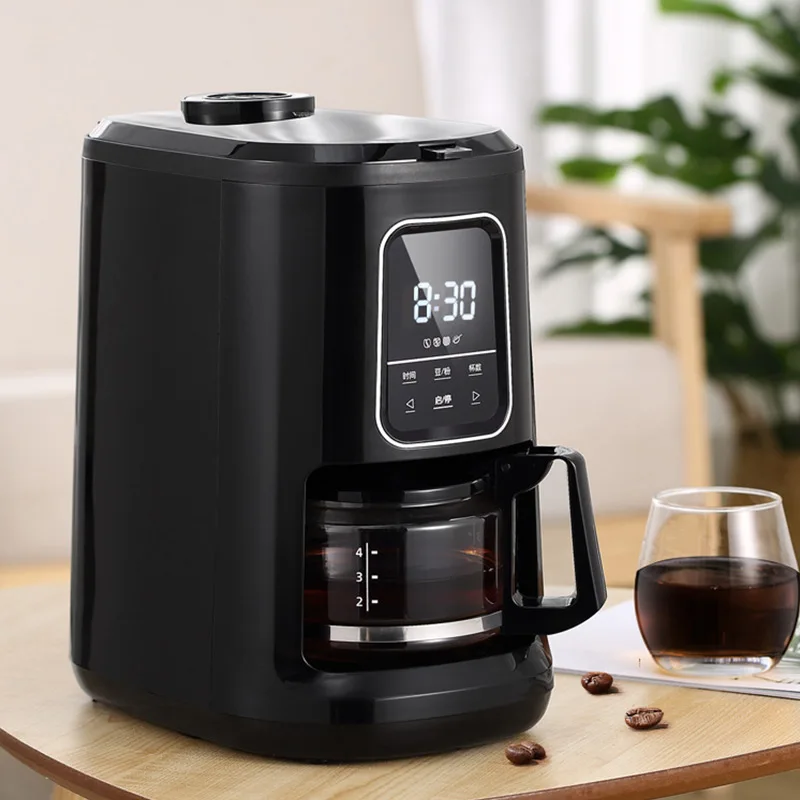 

Household Coffee Maker Automatic Coffee Machine Freshly Bean Flour Coffee Maker Dual-purpose American All-in-one Machine