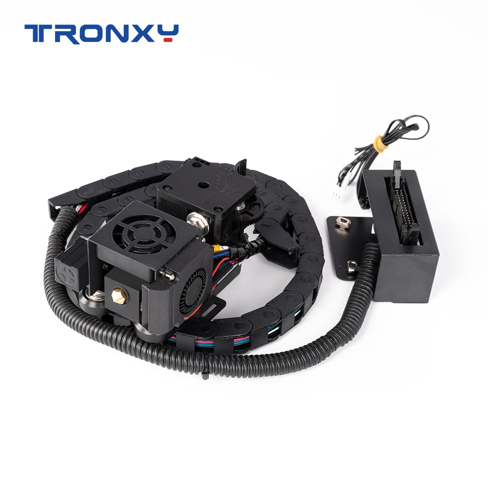 Imagem -02 - Tronxy Kit de Atualização de Extrusora Direta para Impressora 3d Série X5sa Nivelador Automático Material Flexível Tpu Polia de Trilho Guia Silenciosa