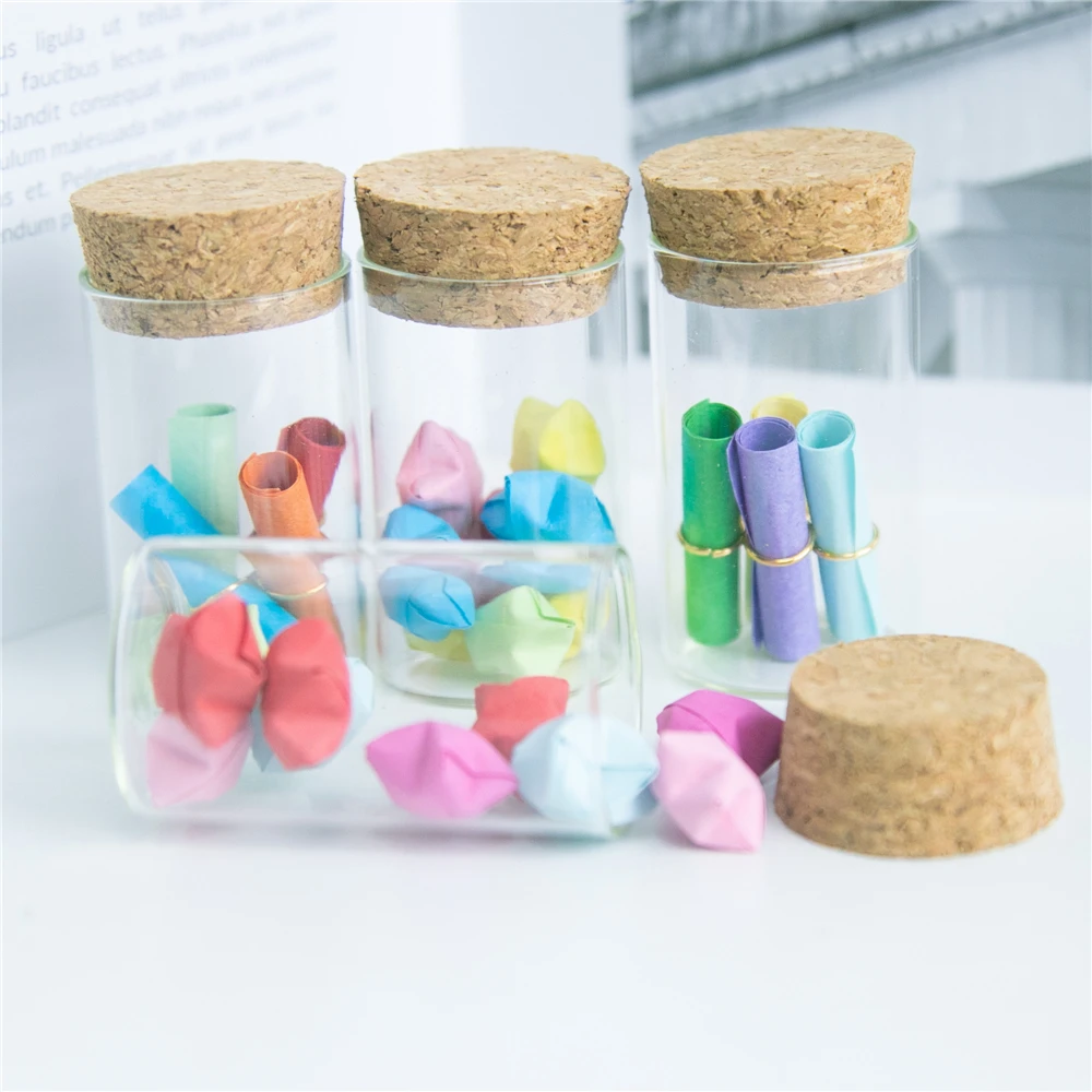 

20ml Glass Tube with Wooden Cork 20cc Clear Glass Vial Transparent Jar Cork Tube Bottles 50pcs/lot