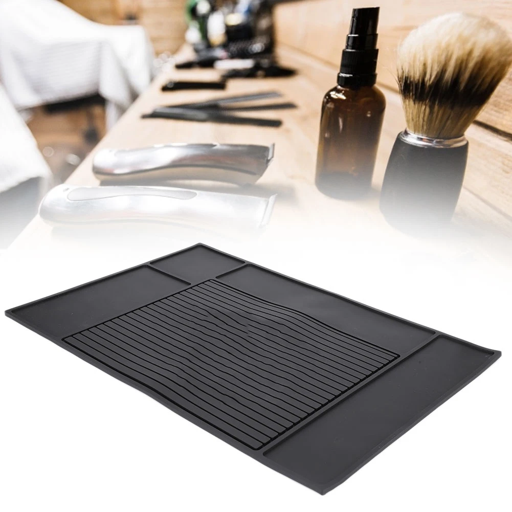 Hairdressing Tool Non-Slip Mat Anti-Skid Pad Storage Organizer for Hair Salon Use