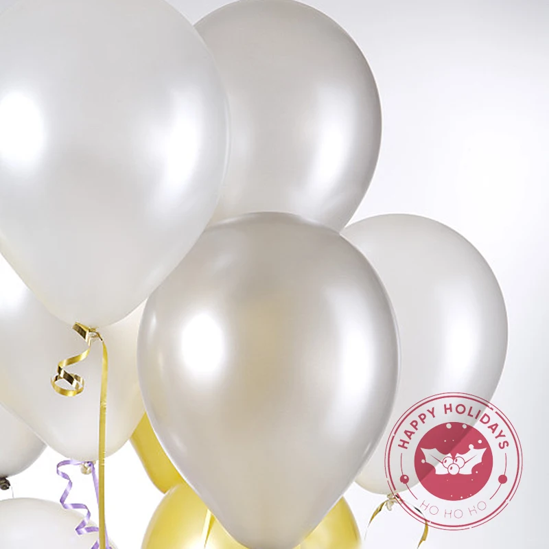 

10/12inch Pearl White Balloon 20/50pcs Thickening Wedding Decoration Balloons Birthday Party Festival Decor Supplies Wholesale