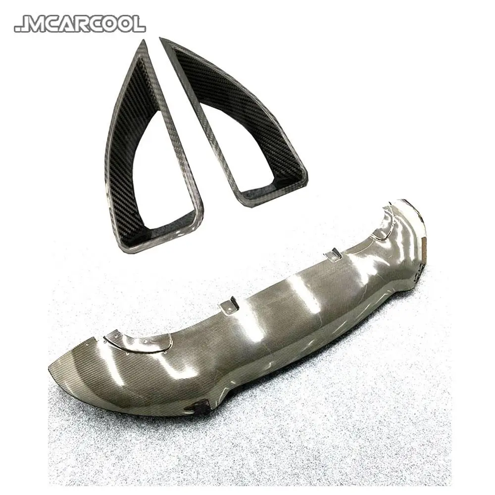 

Dry Carbon Fiber Material Front Bumper Lip Decoration Splitters for Mercedes Benz GLE Class W167 GLE53 AMG SUV 2020 UP