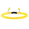 Adjustable 4mm Chakra Beads Bracelet Mini Natural Stone Agats Lava Tiger Eye Beaded Bracelets & Bangles Women Men Gift Jewelry