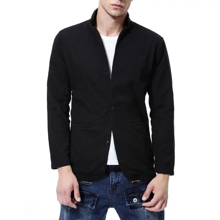 Free shipping 2020 autumn new large size men's casual knit jacket European and American trend long-sleeved lapel shirt coat men