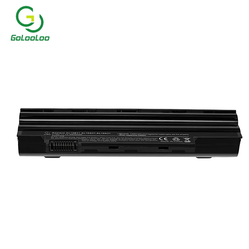 Golooloo – batterie d'ordinateur portable 6 cellules pour Acer Aspire One 360 (D260) 522 AOD255 AOD257 AOD260 D255 D255E D257 D260 D270 E100 happy