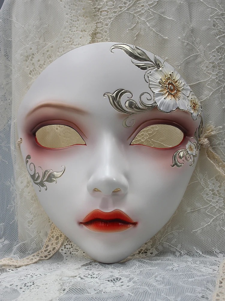 Mask female Chinese clothing covering face full face props fairy gas accessories art mask