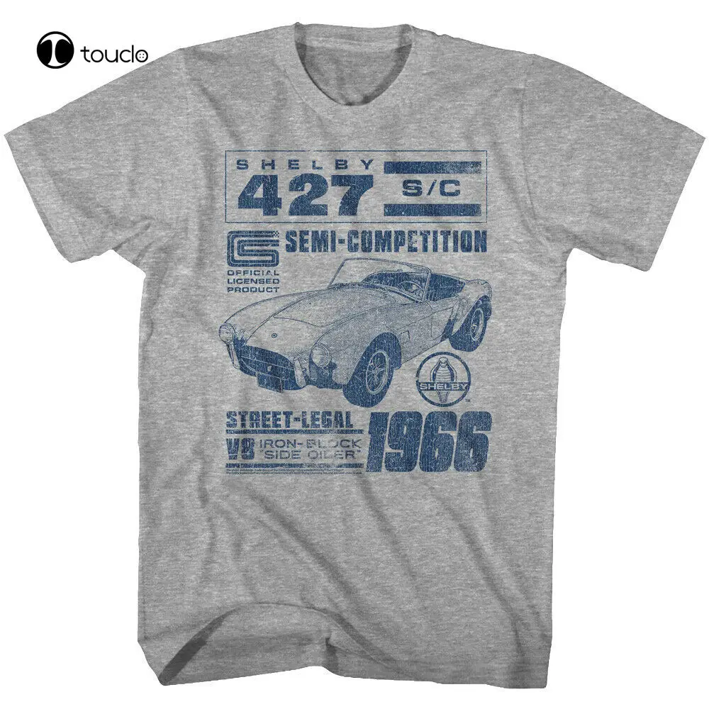 Shelby Cobra 427 Street Legal Men'S T Shirt American Muscle Car 1966 Semi Compet Tee Shirt