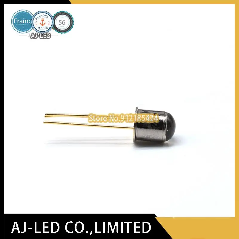 5pcs/lot L14F2 Silicon Phototransistor Infrared Photosensitive Receiver Tube Gold Sealed TO-18 Wavelength 940nm Angle ±8°