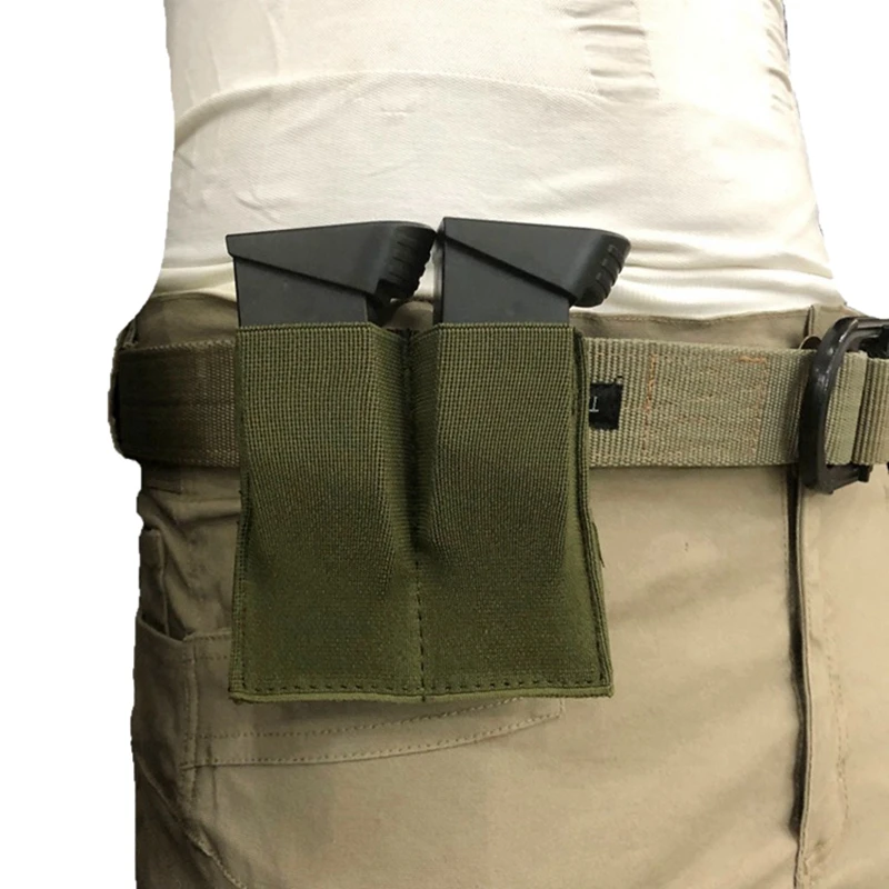 

Tactical Double Magazine Pouch Clip Holder Gun Safe Accessory Concealed Carry