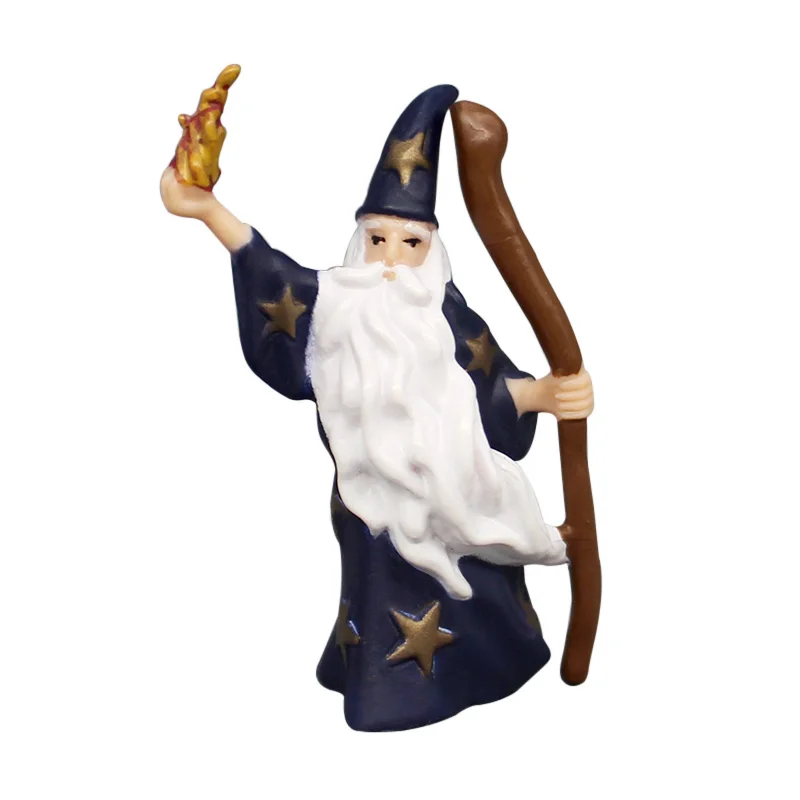Miniatures European Medieval Ancient Roman Castle Pope King Princess Movie Action Figure Model Decoration Figurine Children Toys