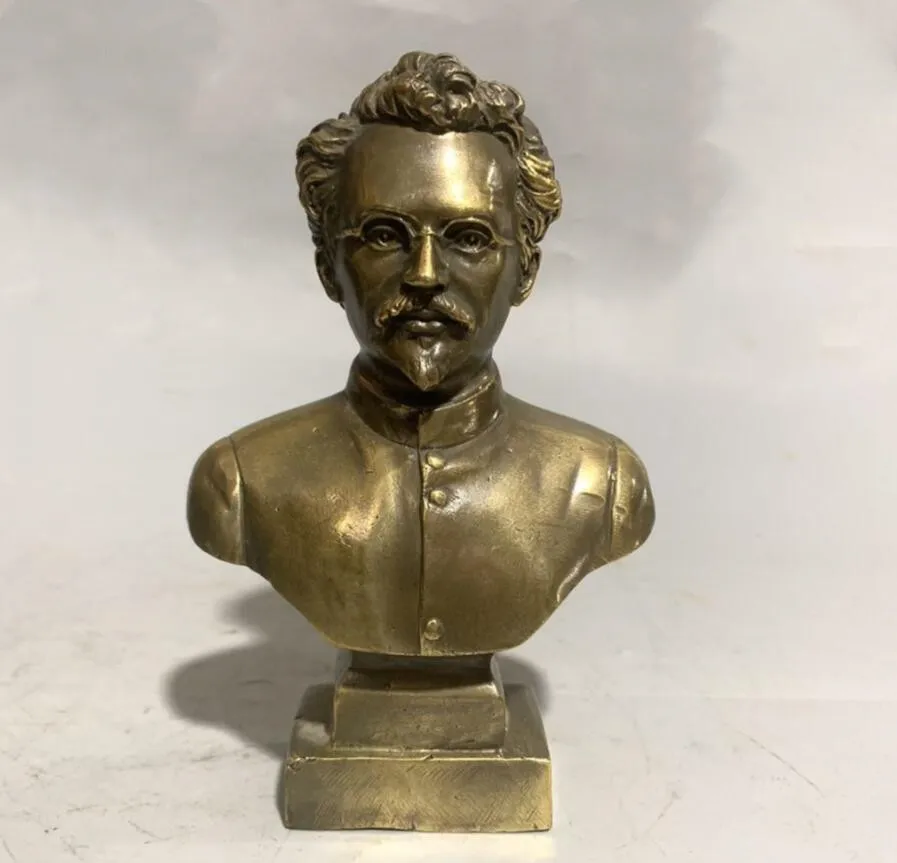 

Brass Mikhail Kalinin Head portrait crafts statue