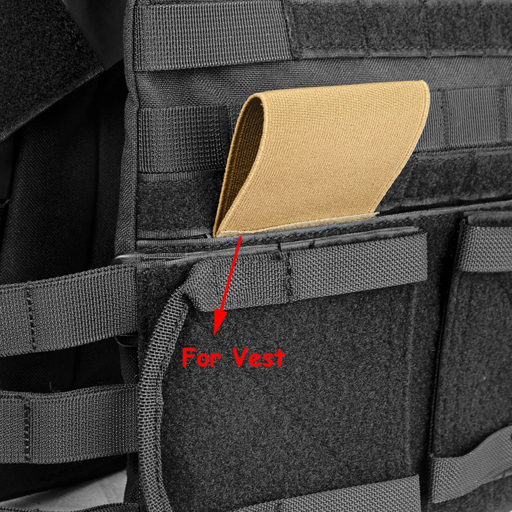 TQ Elastic Tourniquet Holder Hook & Loop Secure Pouch For Competition Duty Belt Airsoft Chest Rig Hunting Vest Plate Carrier