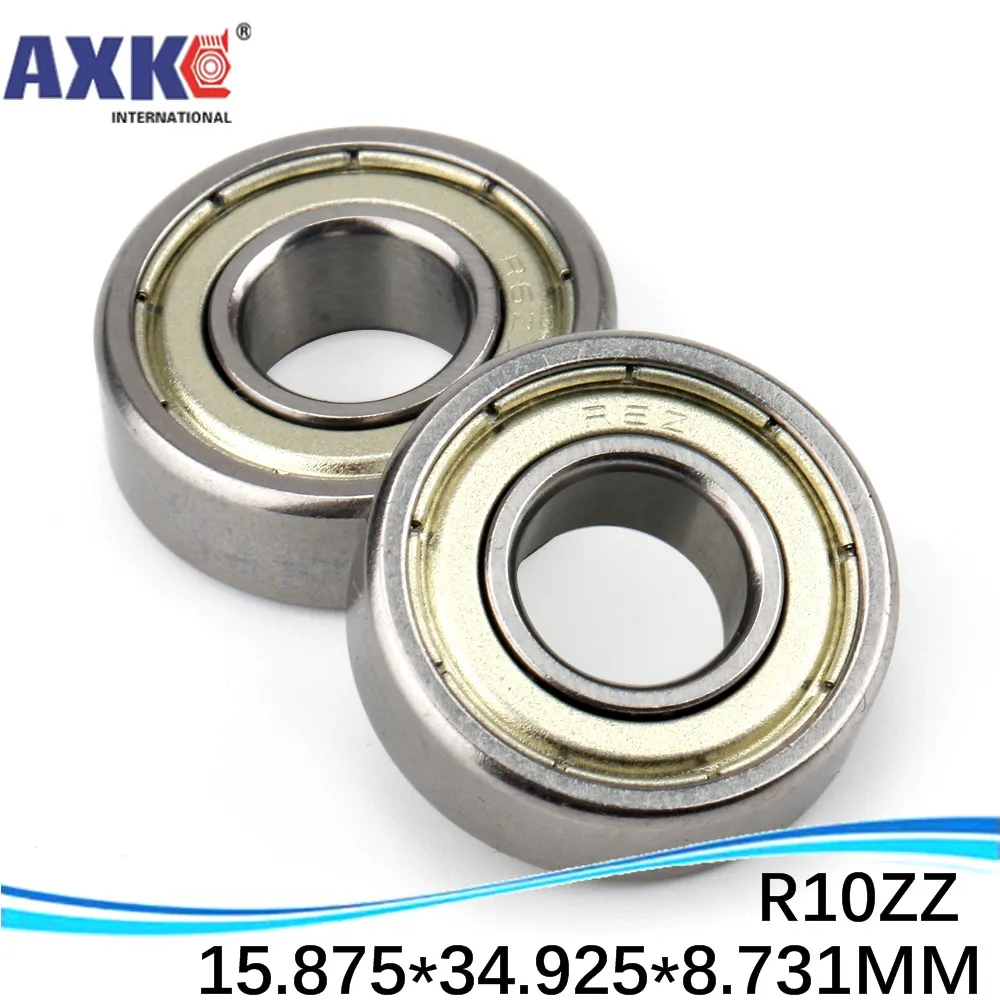 10pcs R10ZZ Deep Groove Ball Bearing 15.875*34.925*8.731mm Inch Miniature Bearing 5/8