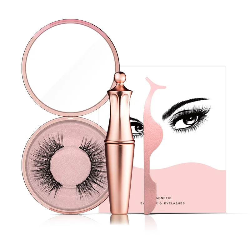

Manufacturer's Direct-selling Magnetic Eyeliner Fluid Magnet False Eyelashes Suit Without Glue Magnetic Eyelashes Suit
