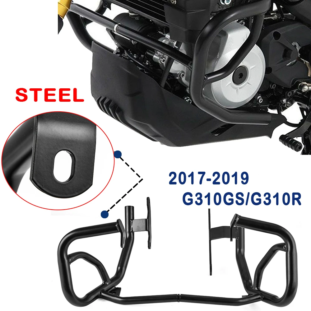 For BMW G310GS G310R Motorcycle Engine Guard Bumper Frame Lower Crash Bar Fall Protector G 310GS G 310R G310 GS G310 R 2017-2023