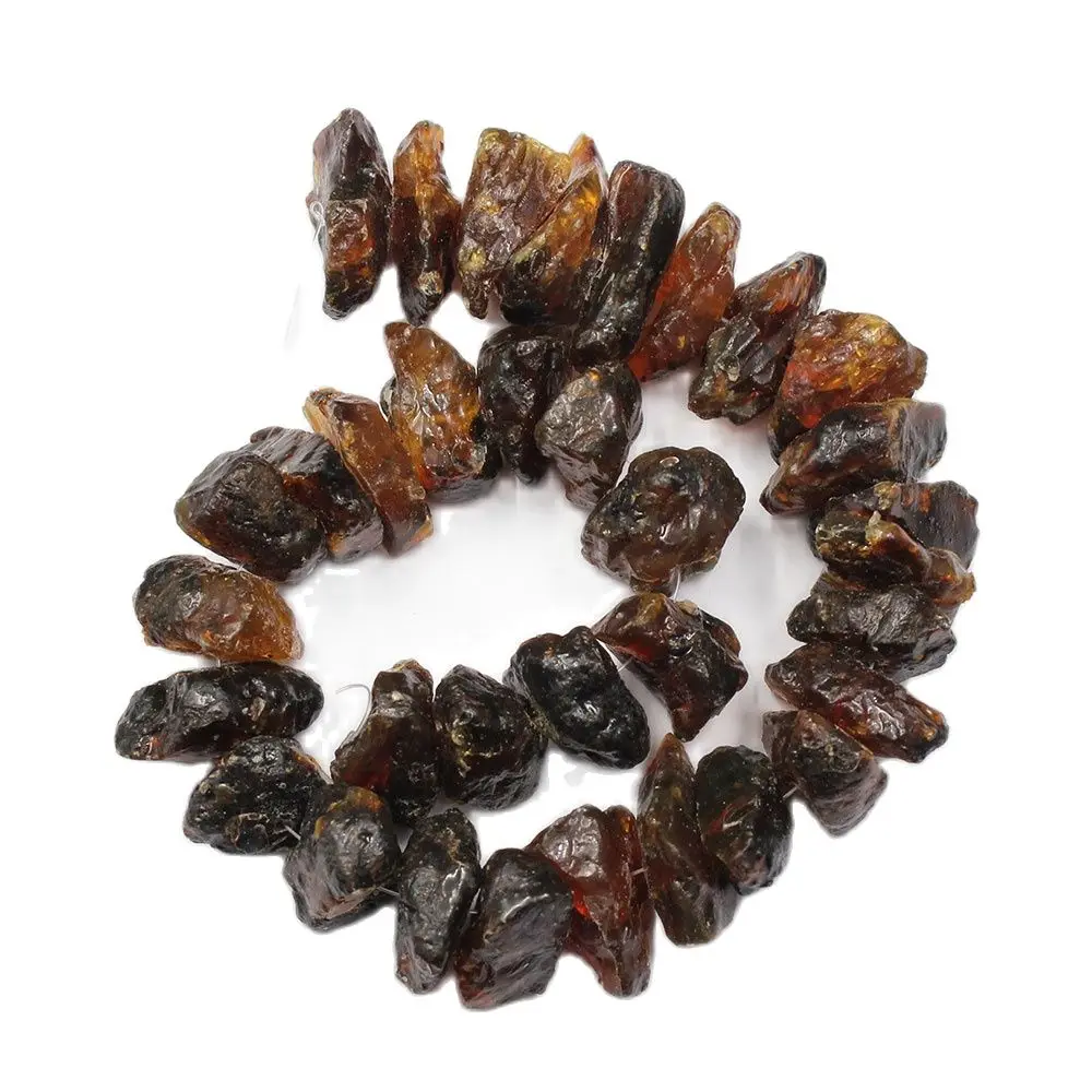 APDGG Natural Brown Amber Rough Raw Nugget Gemstone Beads 1.5