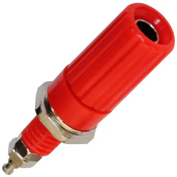 Mengikat Posting Kabel Speaker Amplifier 4mm Pisang Plug Jack Konektor Merah & HITAM