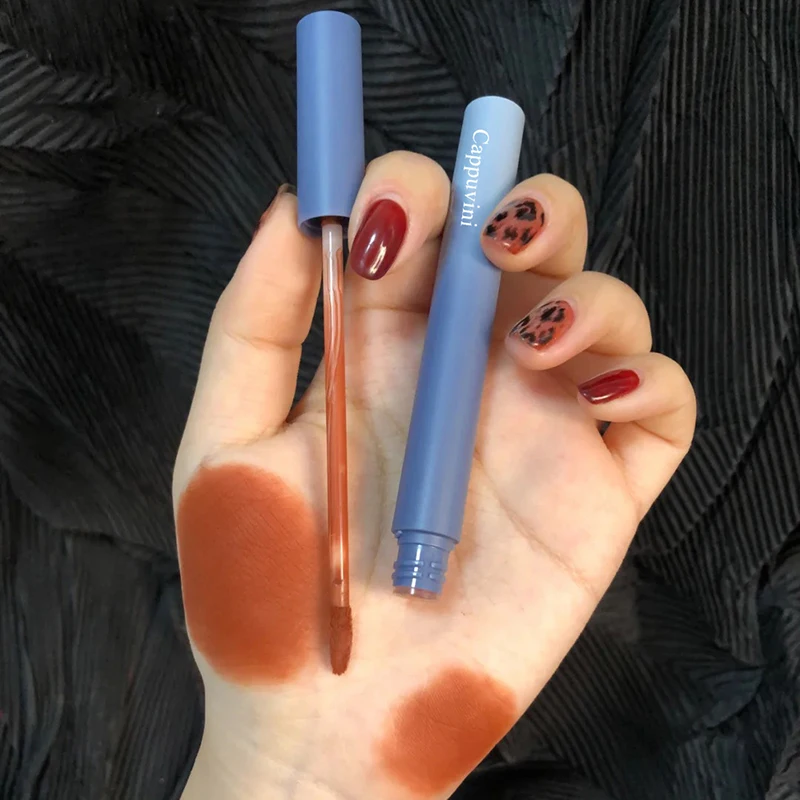 Jules Glaze-Maquillage Velours Imperméable Longue Durée, Couleurs Chaudes, Rose, Rouge, Nude, Bleu Dégradé, Apparence, Brcorporelle, 256, 1Pc