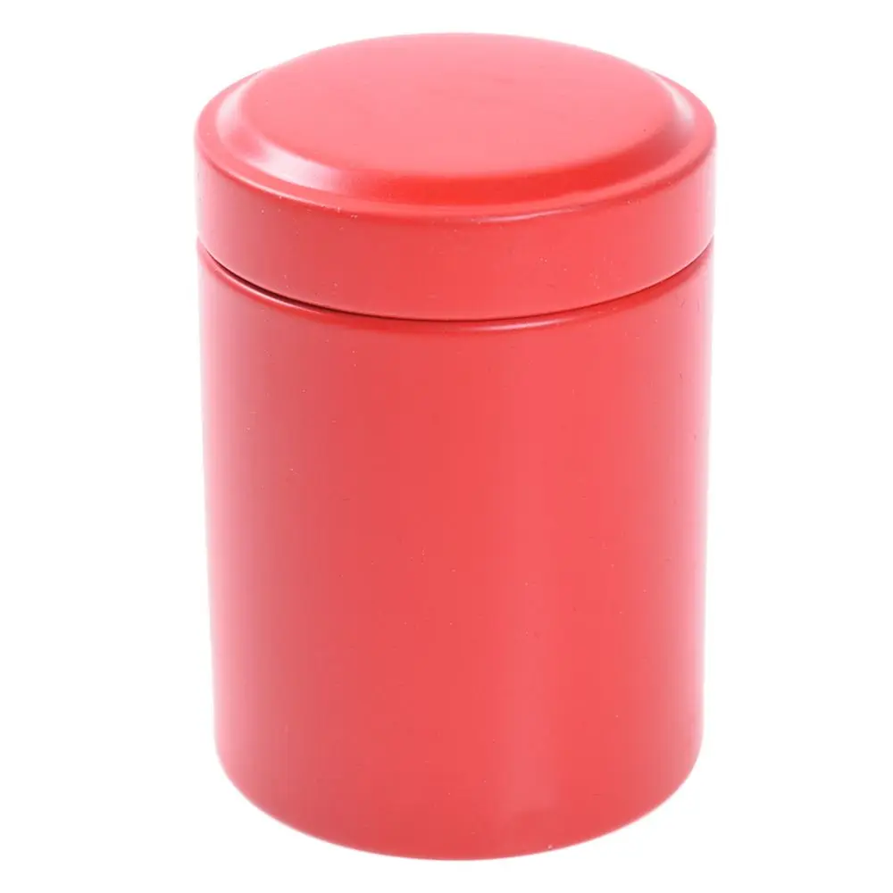 New Mini Tin Storage Box Round Shaped Sealed Jar Cans Coffee Tea Caddy Tea Iron Box Tinplate Container for Gift Home Decoration