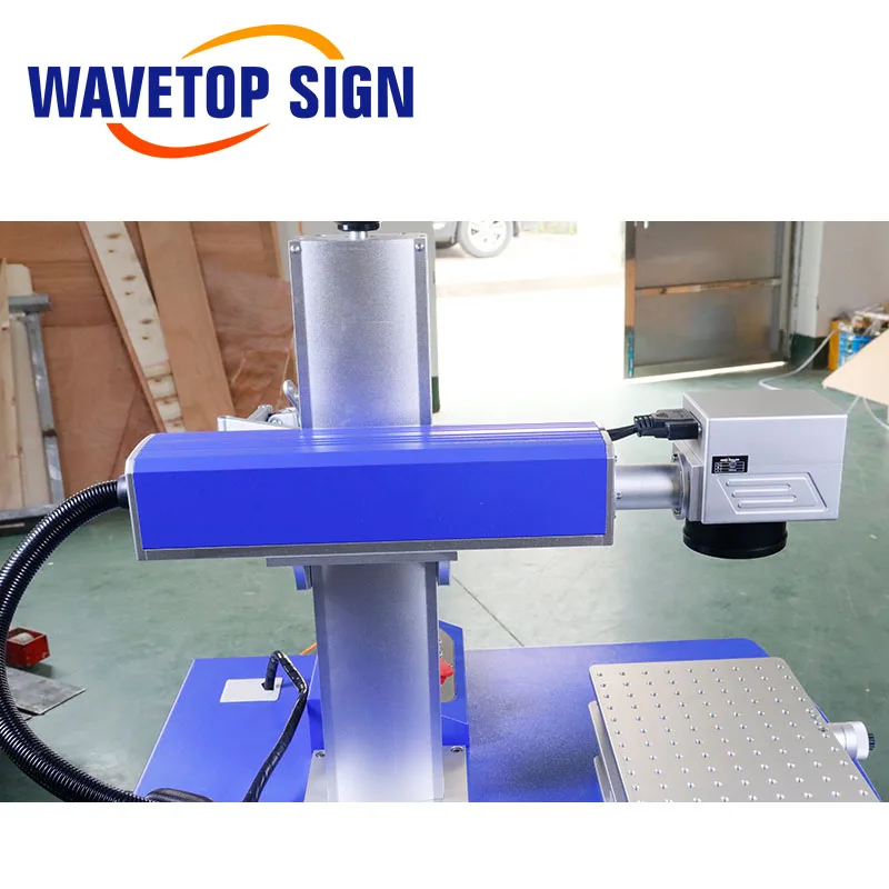 Macchina per marcatura Laser a fibra WaveTopSign 30W sorgente Laser in fibra di Raycus per marcatura di acciaio inossidabile in metallo