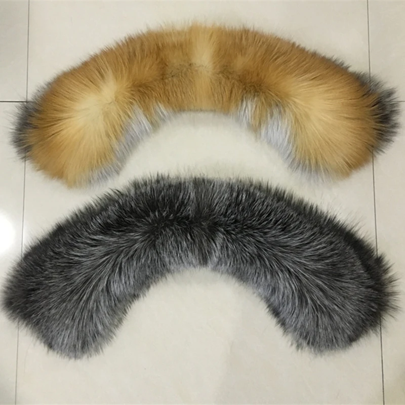 

Genuine Natural Real Silver Fox Fur Square Collar Scarf Winter Keep Warm Neck Fox Fur Scarves Women Luxury Red Fox Fur Shawl