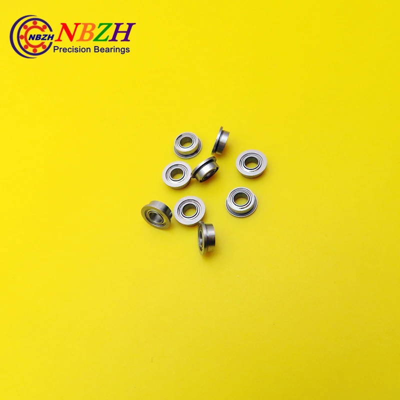 

500pcs free shipping SUS440C environmental corrosion resistant flanged stainless steel bearings SMF63ZZ 3*6*7.2*2.5*0.6 mm