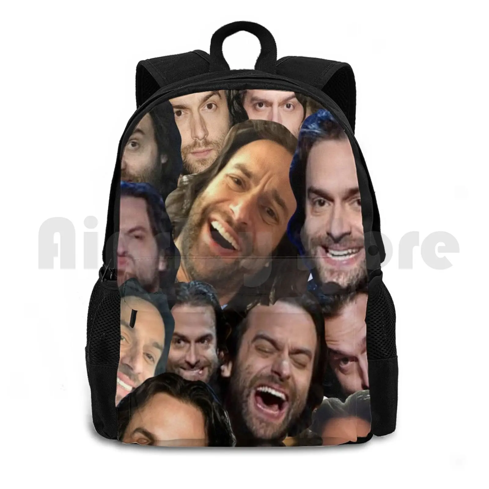 

Oh Chris Outdoor Hiking Backpack Waterproof Camping Travel Chris Delia Funny Comedy Collage Funny Face Cute Hot