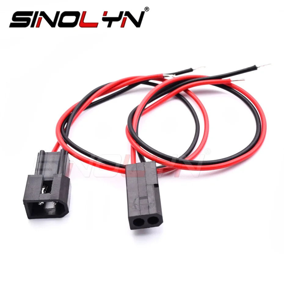 Sinolyn Male/Female Connector For Bi-xenon Projector Lens  Q5/Hella 3R G5/WST High Low Beam Wiring Car Lights Accessories